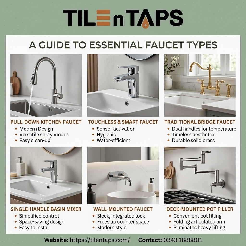 Faucet Types | Choosing the Right Faucet for Your Space