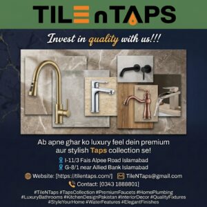 Tabs Collection in Islamabad, Pakistan | Stylish and Reliable Taps for Modern Spaces