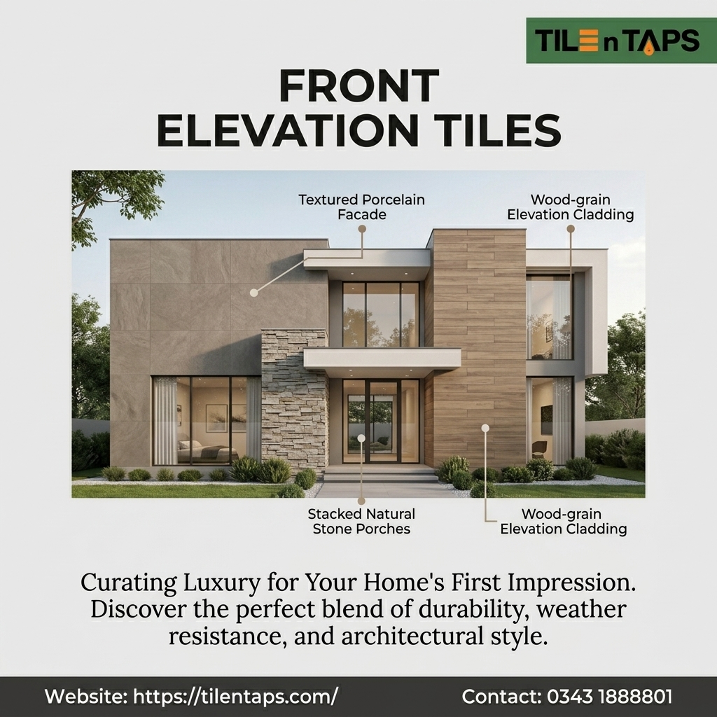 Front Elevation Tiles in Islamabad, Pakistan | Premium Exterior Designs for Modern Buildings