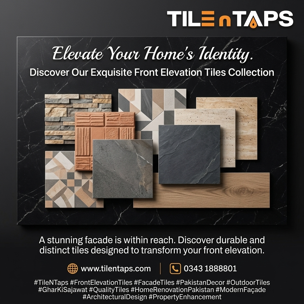 Front Elevation Tiles in Islamabad, Pakistan | Stylish Exterior Solutions for Modern Buildings