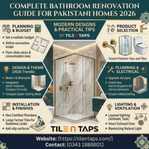 Complete Bathroom Renovation Guide for Pakistani Homes 2026: 12 Smart Steps for a Modern Makeover