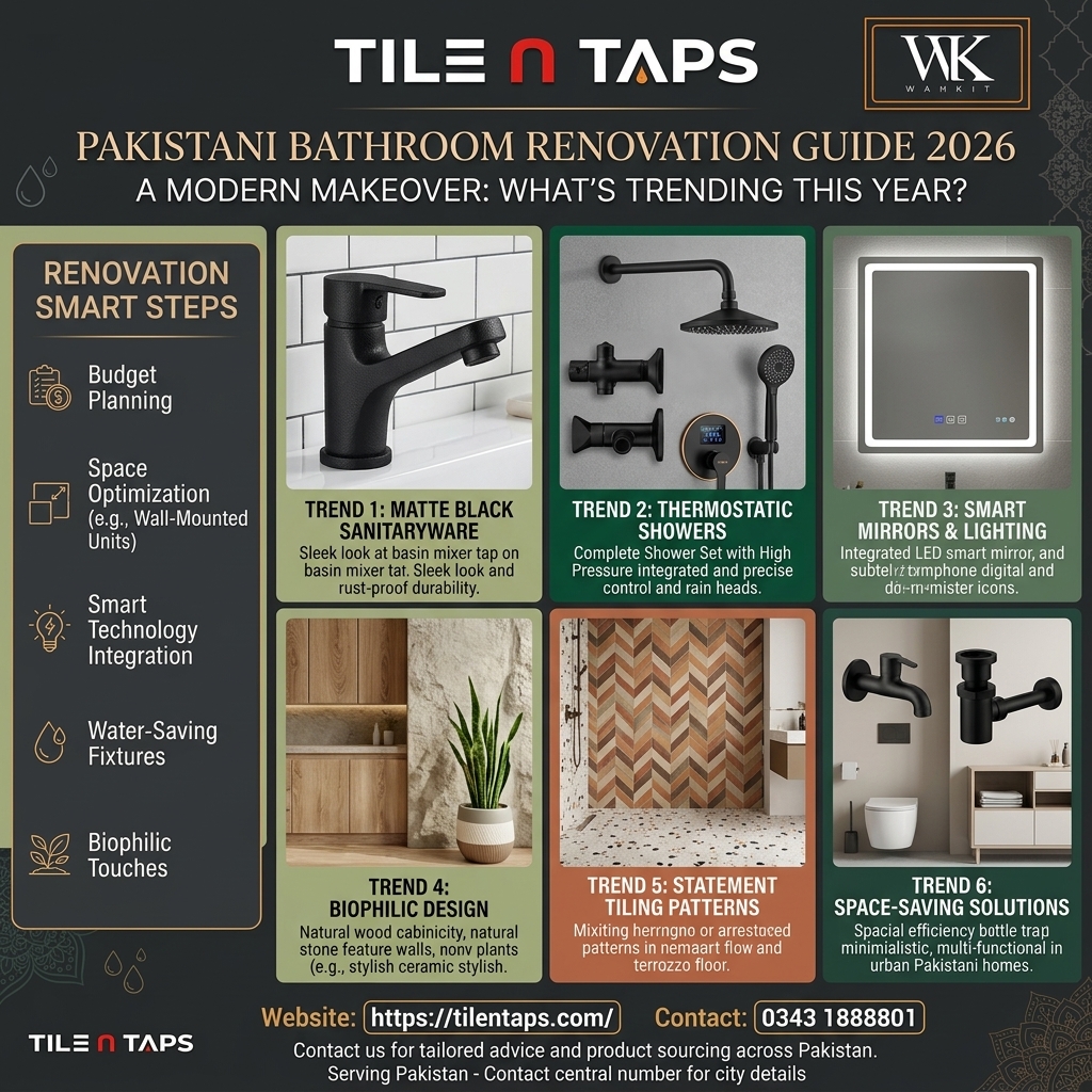 Bathroom Renovation Guide for Pakistani Homes 2026: Smart Steps for a Modern Makeover