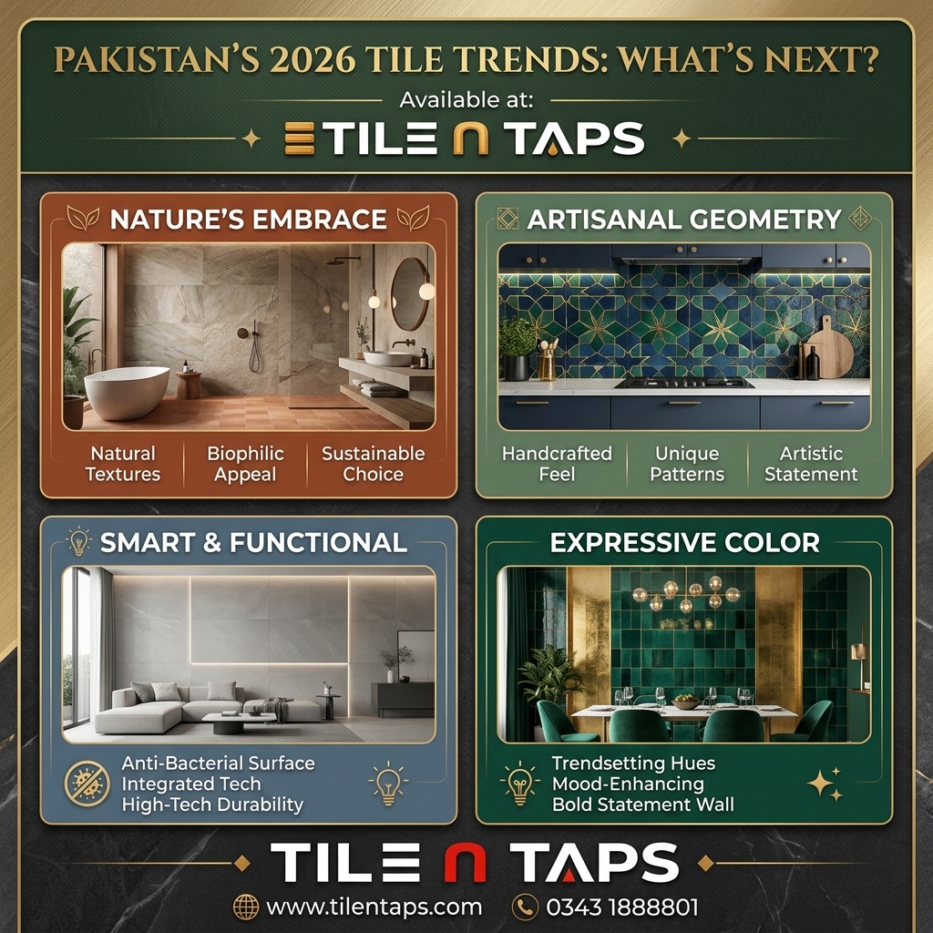 Latest Tile Designs in Pakistan 2026: What’s Trending This Year? in Islamabad, Pakistan