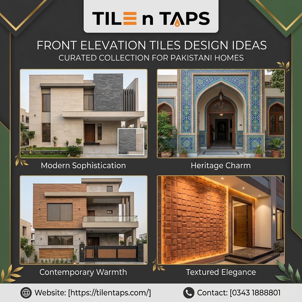 Front Elevation Tiles: Stylish Exterior Ideas for Pakistani Homes